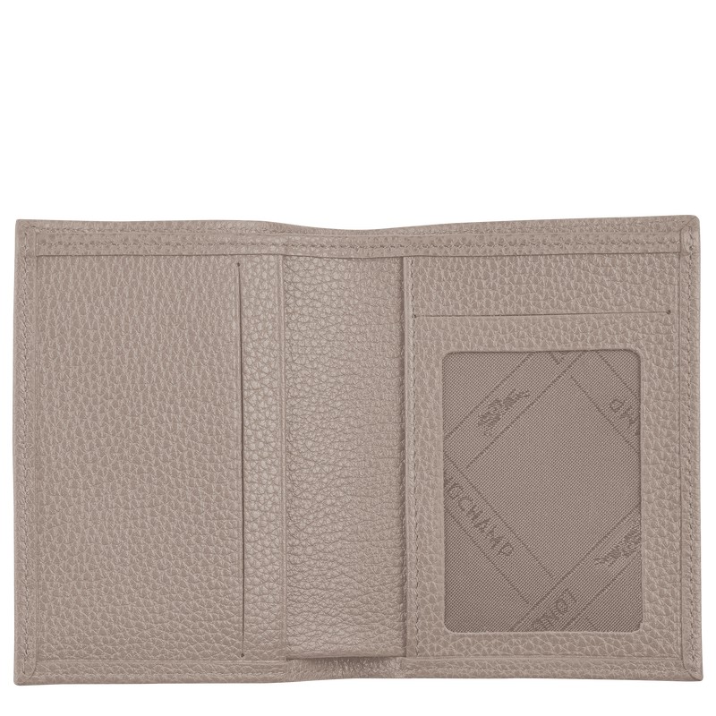 Longchamp Le Foulonné Card Holder Turtledove | 31568-YEVK