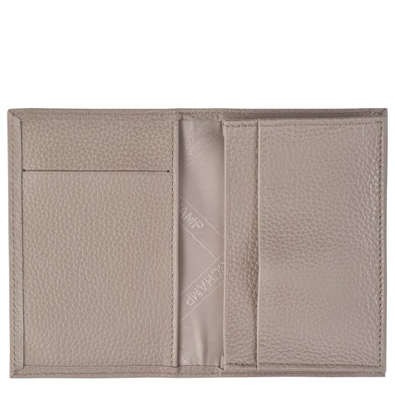 Longchamp Le Foulonné Card Holder Turtledove | 06518-DTRC