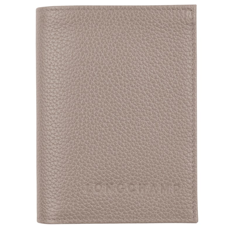 Longchamp Le Foulonné Card Holder Turtledove | 23569-DESZ