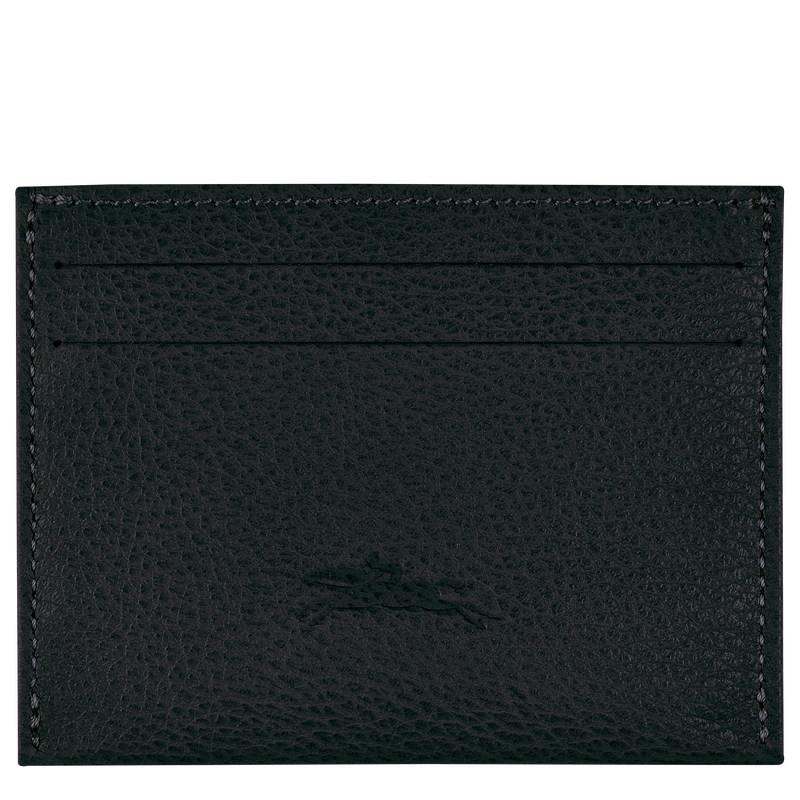 Longchamp Le Foulonné Cardholder Siyah | 59140-ITVA