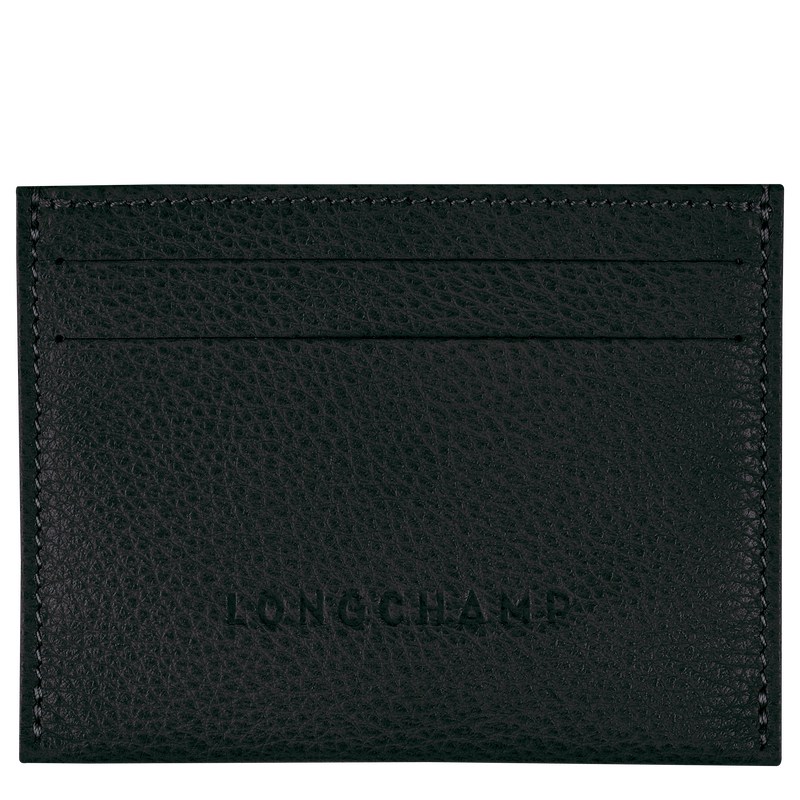 Longchamp Le Foulonné Cardholder Siyah | 59140-ITVA