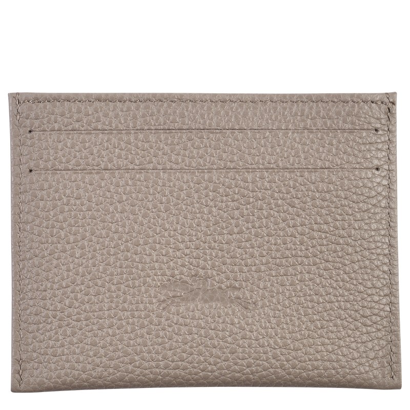 Longchamp Le Foulonné Cardholder Turtledove | 79015-HRIA