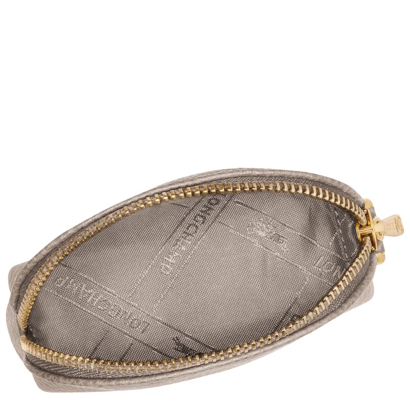 Longchamp Le Foulonné Coin Purse Turtledove | 50472-ZRLK