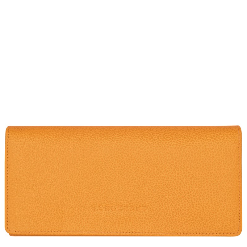 Longchamp Le Foulonné Continental Wallet Kayısı Rengi | 06794-EHRZ