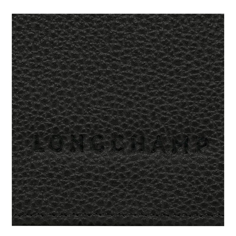 Longchamp Le Foulonné Continental Wallet Siyah | 29740-IPMA