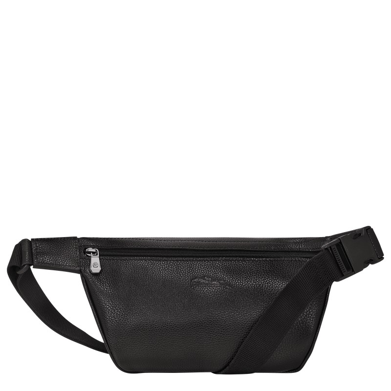 Longchamp Le Foulonné M Belt Bag Siyah | 08213-CQSK