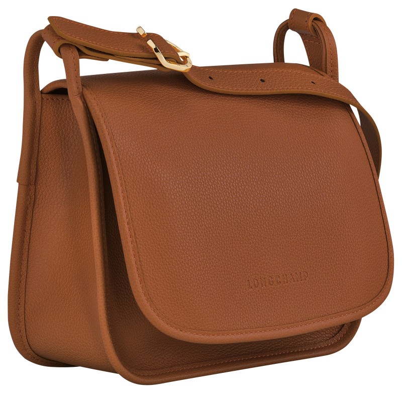 Longchamp Le Foulonné M Crossbody Bag Caramel | 74190-KSAR