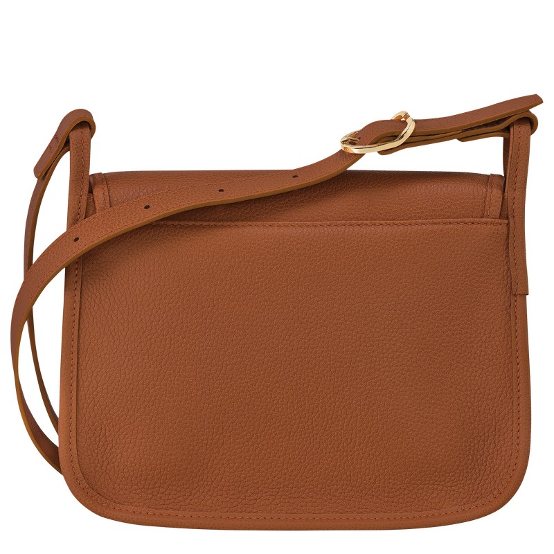 Longchamp Le Foulonné M Crossbody Bag Caramel | 74190-KSAR