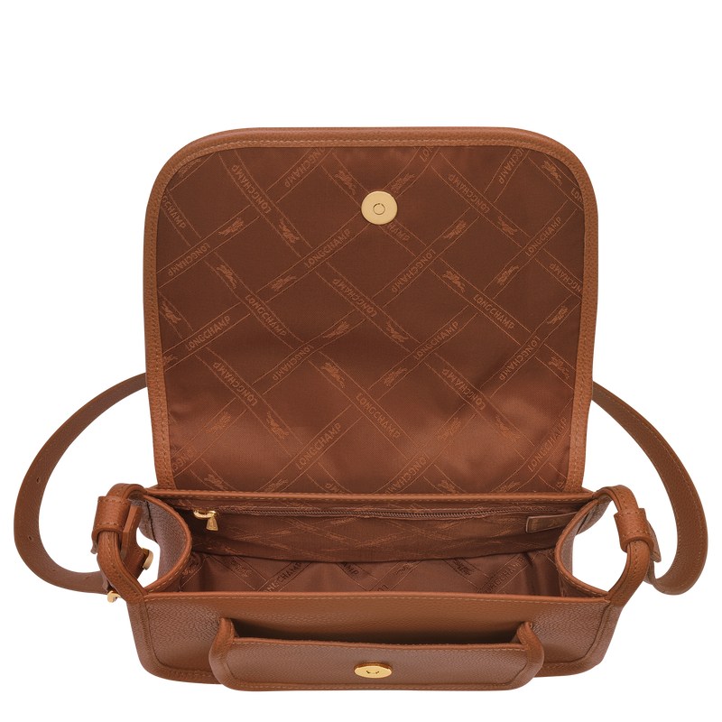 Longchamp Le Foulonné M Crossbody Bag Caramel | 74190-KSAR