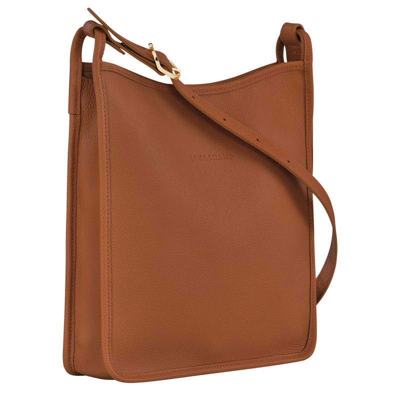 Longchamp Le Foulonné M Crossbody Bag Caramel | 93402-LIRN