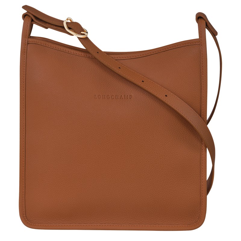 Longchamp Le Foulonné M Crossbody Bag Caramel | 93402-LIRN