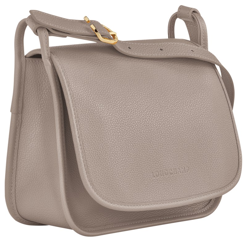 Longchamp Le Foulonné M Crossbody Bag Turtledove | 95428-YANO