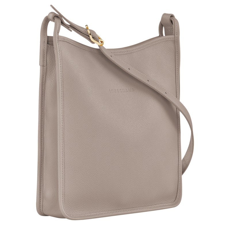 Longchamp Le Foulonné M Crossbody Bag Turtledove | 10695-QDHZ