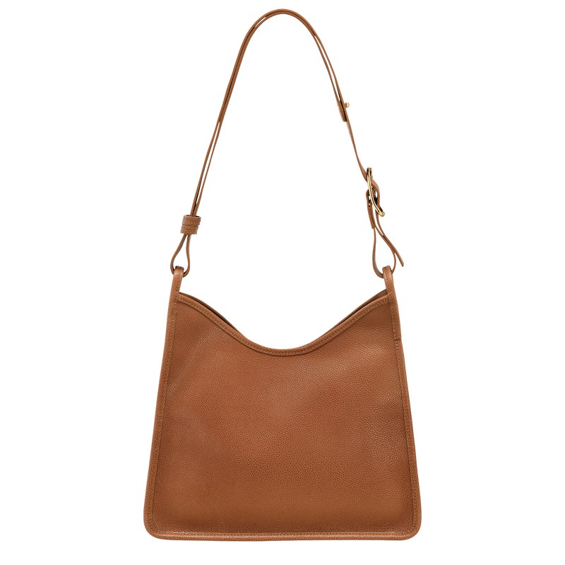 Longchamp Le Foulonné M Hobo Bag Caramel | 35482-JADY