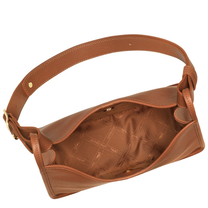 Longchamp Le Foulonné M Hobo Bag Caramel | 35482-JADY