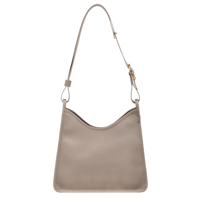 Longchamp Le Foulonné M Hobo Bag Turtledove | 68307-ZTFI