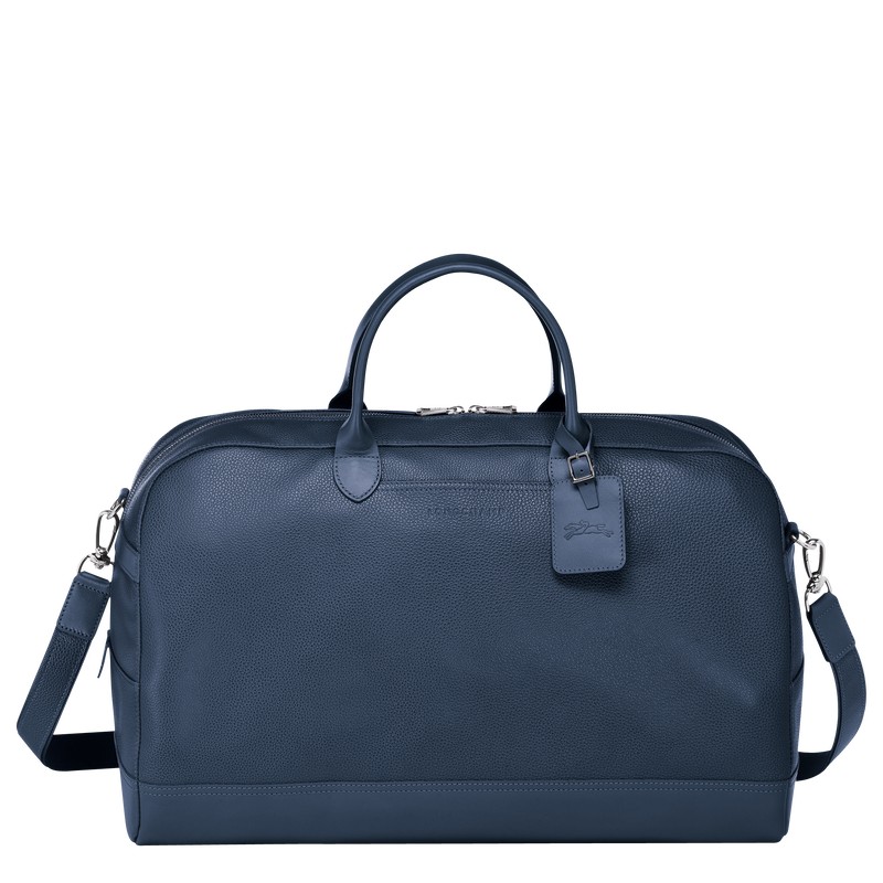 Longchamp Le Foulonné M Travel Bag Lacivert | 154-IJXMKD