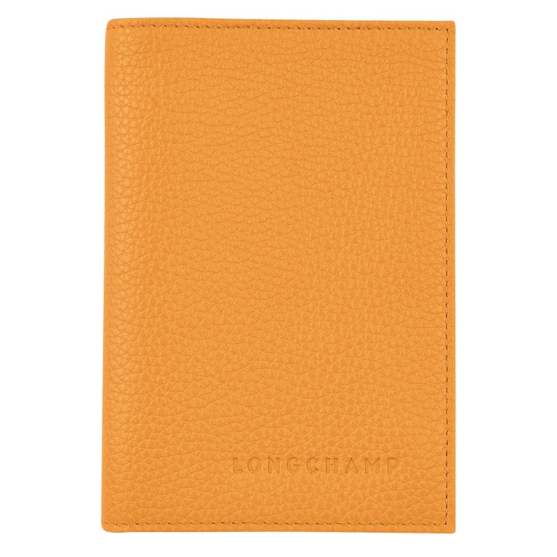 Longchamp Le Foulonné Passport Cover Kayısı Rengi | 19076-HYRZ