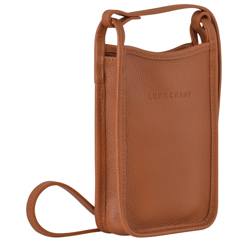 Longchamp Le Foulonné Phone Case Caramel | 26190-AUYE