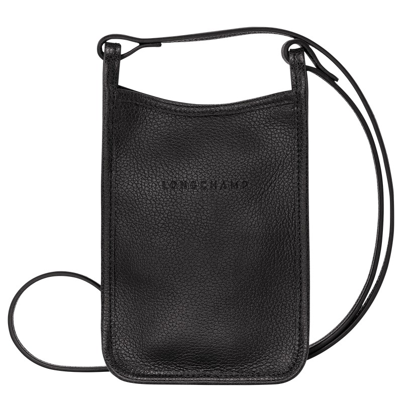 Longchamp Le Foulonné Phone Case Siyah | 70183-UPYJ