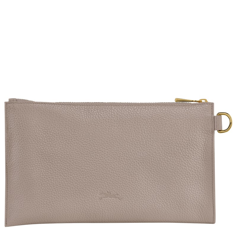 Longchamp Le Foulonné Pouch Turtledove | 03754-VWKO