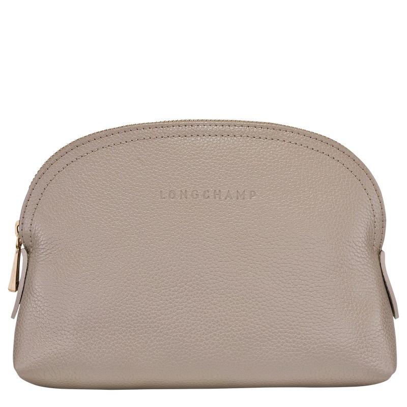 Longchamp Le Foulonné Pouch Turtledove | 84629-MWIF