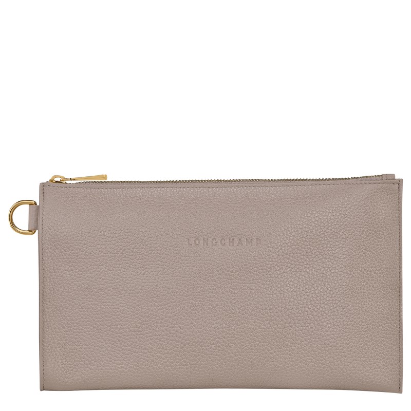 Longchamp Le Foulonné Pouch Turtledove | 89230-UCAF