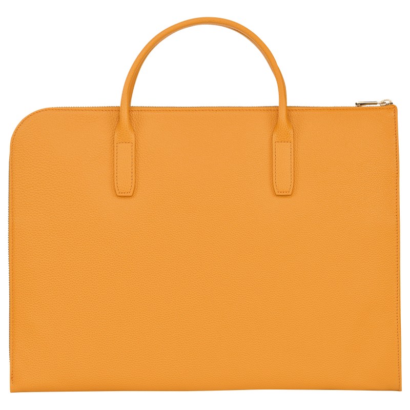 Longchamp Le Foulonné S Briefcase Kayısı Rengi | 75198-FCAP