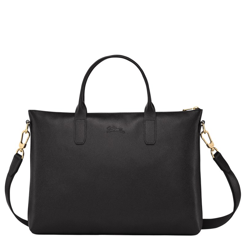 Longchamp Le Foulonné S Briefcase Siyah | 21657-STCA