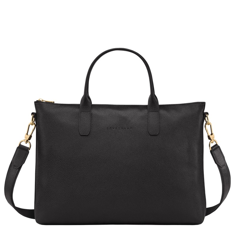 Longchamp Le Foulonné S Briefcase Siyah | 21657-STCA