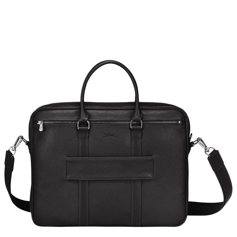 Longchamp Le Foulonné S Briefcase Siyah | 597-SYHVPF