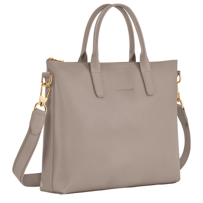 Longchamp Le Foulonné S Briefcase Turtledove | 31472-TGIP