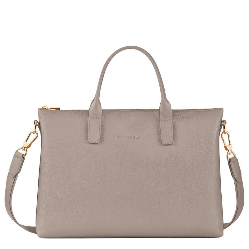 Longchamp Le Foulonné S Briefcase Turtledove | 31472-TGIP