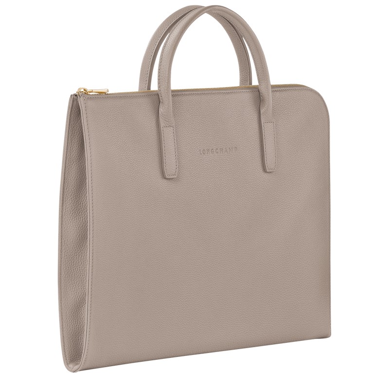 Longchamp Le Foulonné S Briefcase Turtledove | 10674-NLUE