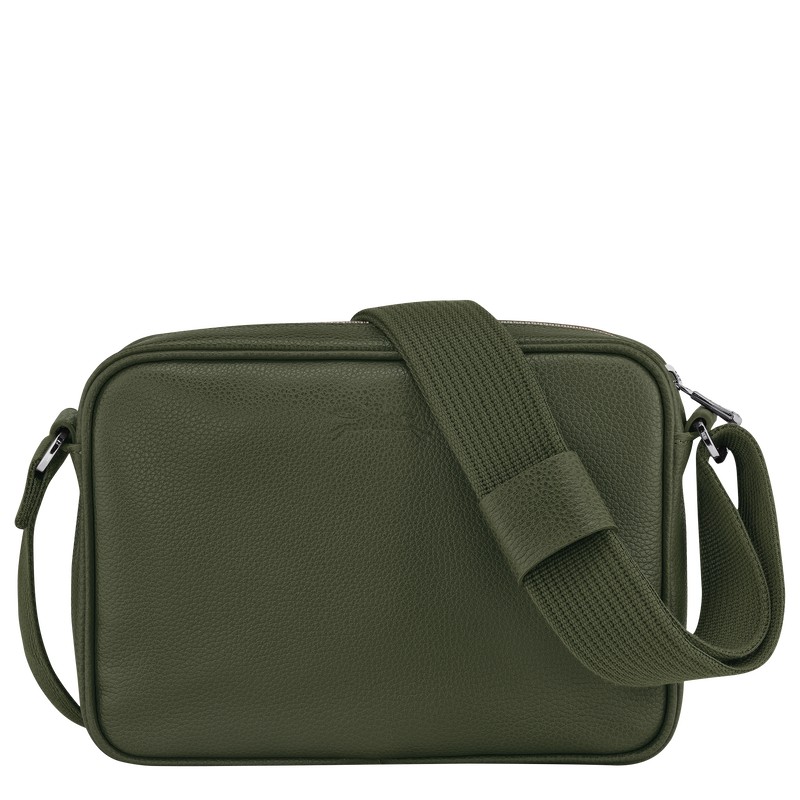 Longchamp Le Foulonné S Camera Bag Haki | 05617-YLCO