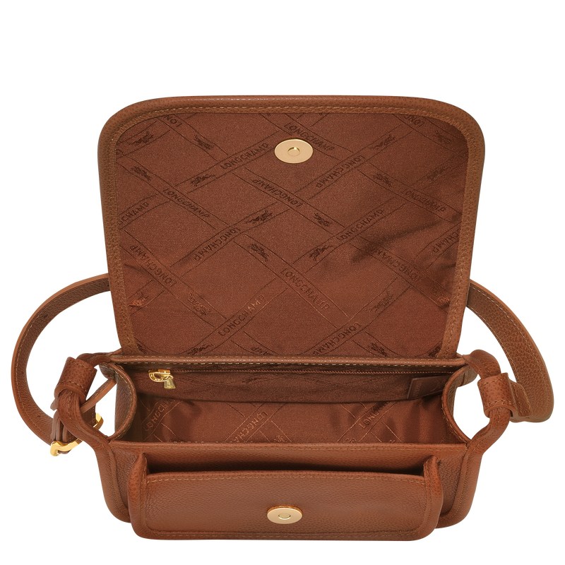 Longchamp Le Foulonné S Crossbody Bag Caramel | 39857-FXDP