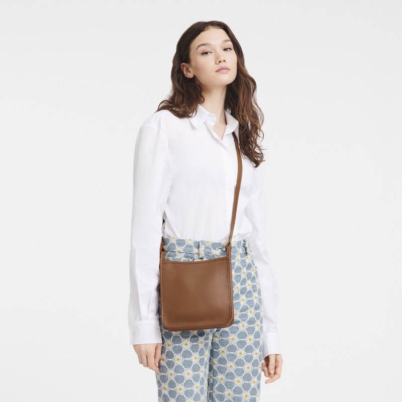 Longchamp Le Foulonné S Crossbody Bag Caramel | 17042-YNHC