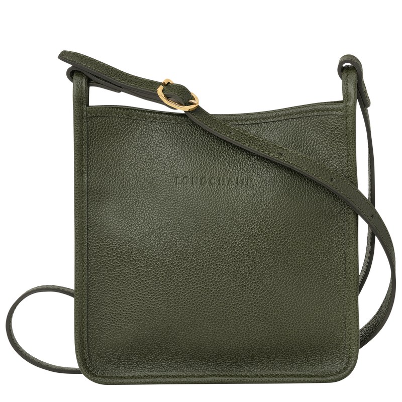 Longchamp Le Foulonné S Crossbody Bag Haki | 65813-TMZX