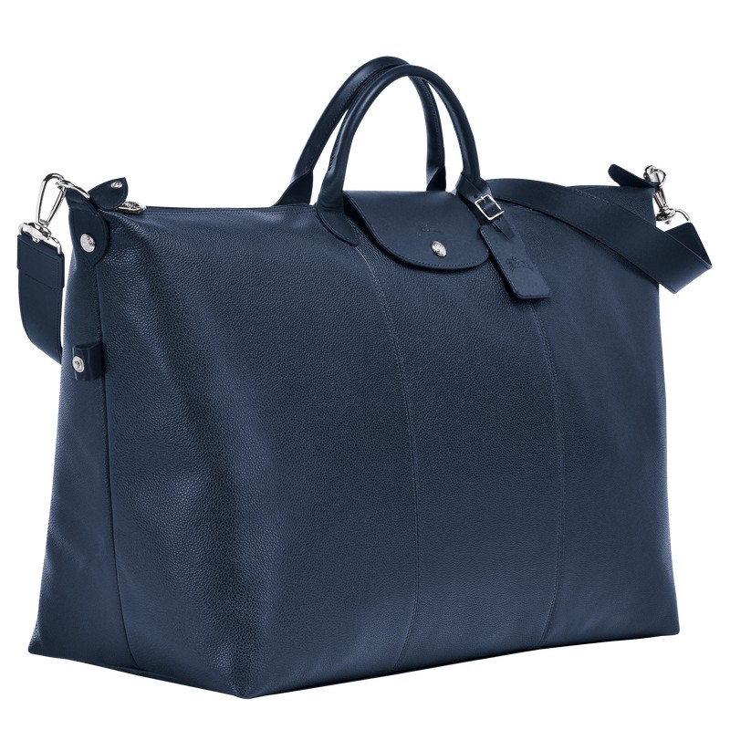 Longchamp Le Foulonné S Travel Bag Lacivert | 910-IZPMLC