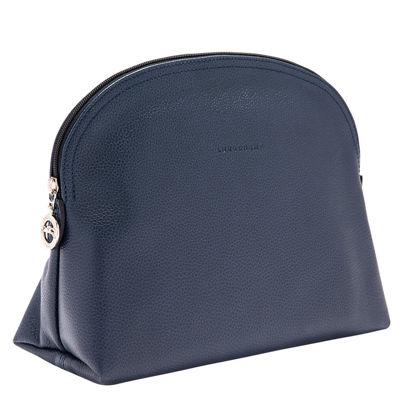 Longchamp Le Foulonné Toiletry Case Lacivert | 35472-AWIU