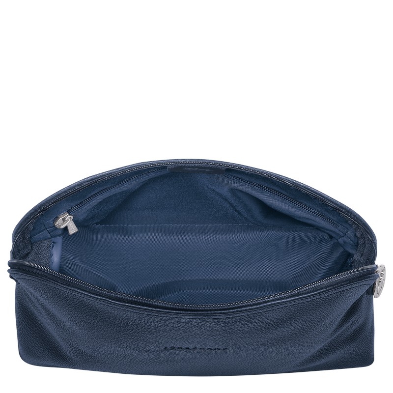 Longchamp Le Foulonné Toiletry Case Lacivert | 35472-AWIU