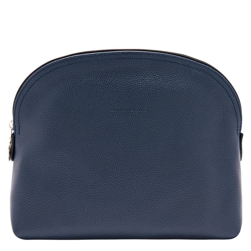 Longchamp Le Foulonné Toiletry Case Lacivert | 35472-AWIU