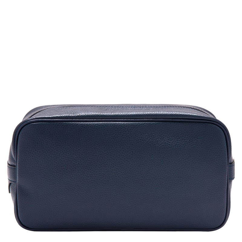 Longchamp Le Foulonné Toiletry Case Lacivert | 54826-BLNT