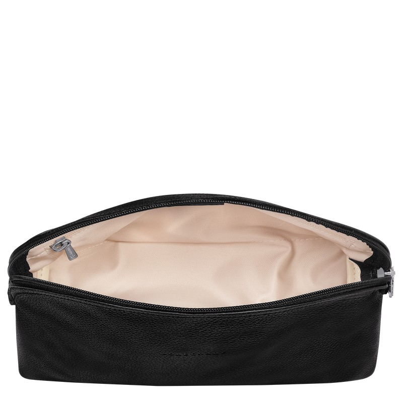 Longchamp Le Foulonné Toiletry Case Siyah | 29671-GPNJ