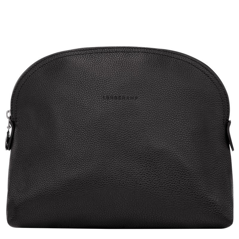 Longchamp Le Foulonné Toiletry Case Siyah | 29671-GPNJ