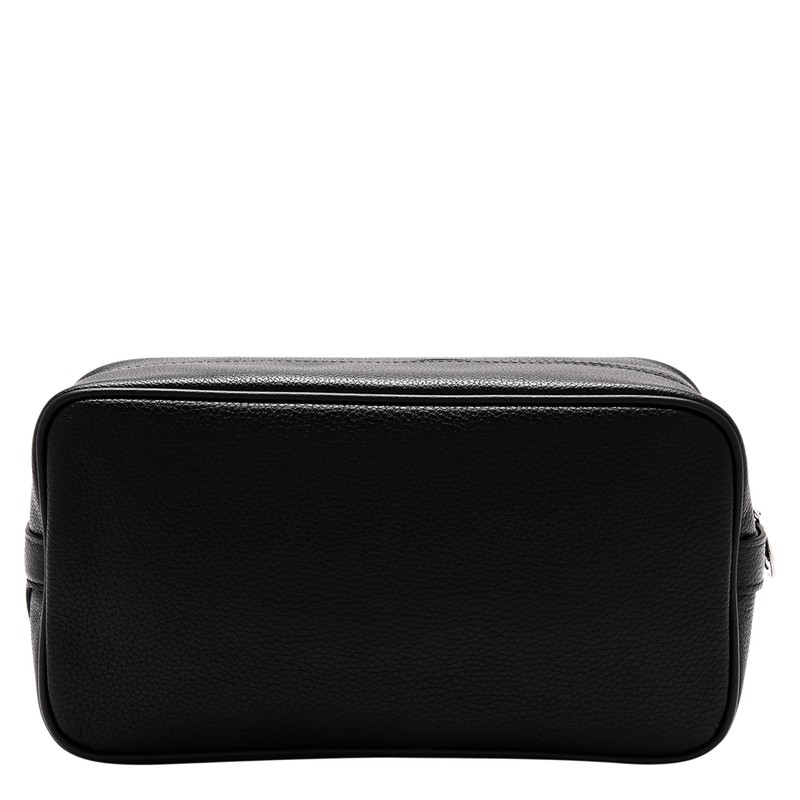 Longchamp Le Foulonné Toiletry Case Siyah | 29164-MDTY