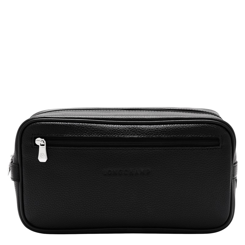 Longchamp Le Foulonné Toiletry Case Siyah | 29164-MDTY