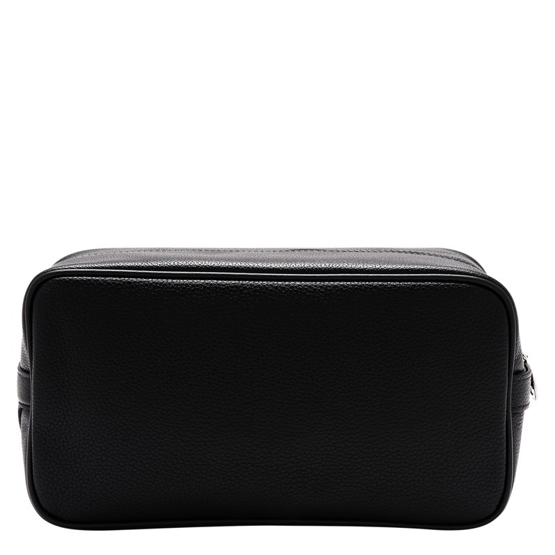 Longchamp Le Foulonné Toiletry Case Siyah | 53794-DSFJ