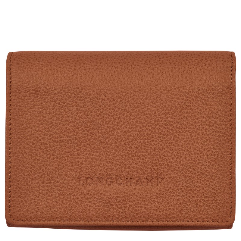 Longchamp Le Foulonné Wallet Caramel | 15936-QWVM