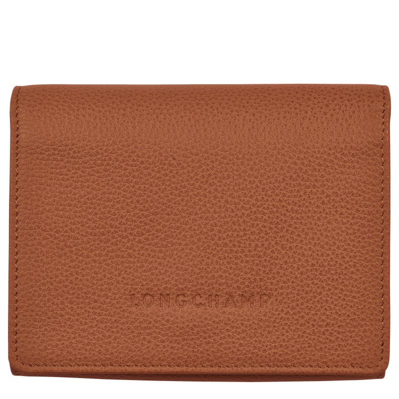 Longchamp Le Foulonné Wallet Caramel | 19375-WRQU